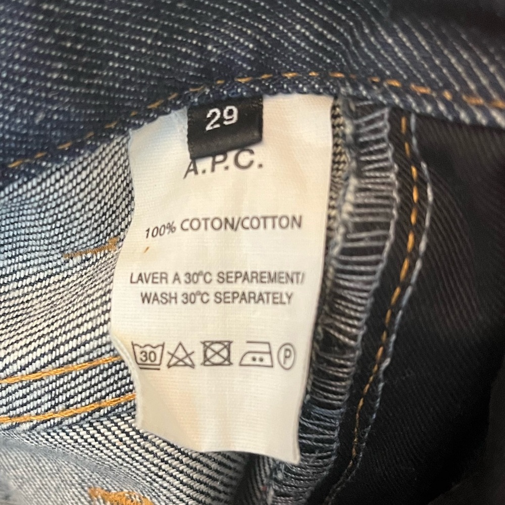 Apc X Kanye Dark Wash Jeans Size 29 - Gem, image size:1000x1000